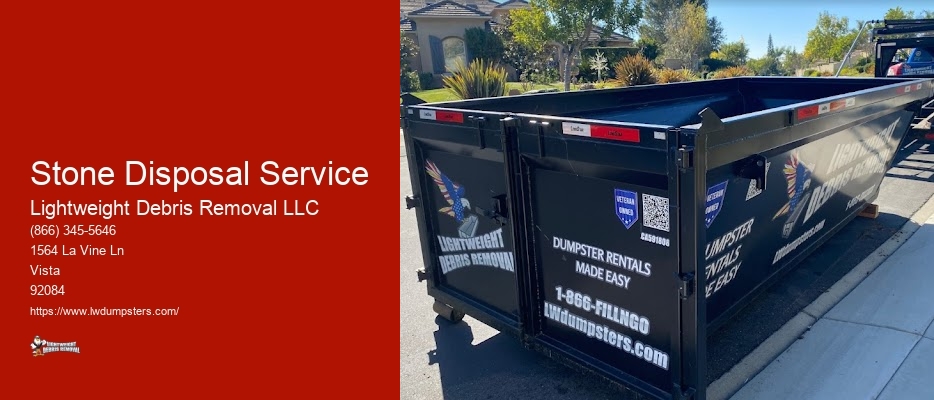 Stone Disposal Service